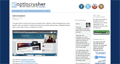 Desktop Screenshot of optincrusher.com